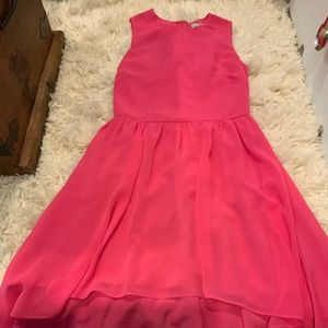 ASOS Hot Pink High Low Dress